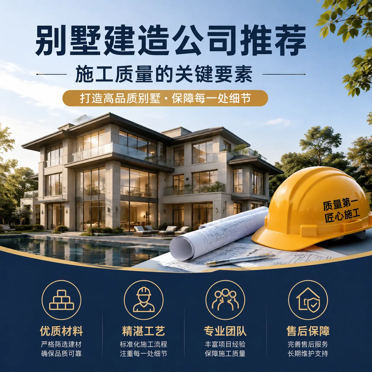 别墅建造公司推荐: 修文 施工质量的关键要素