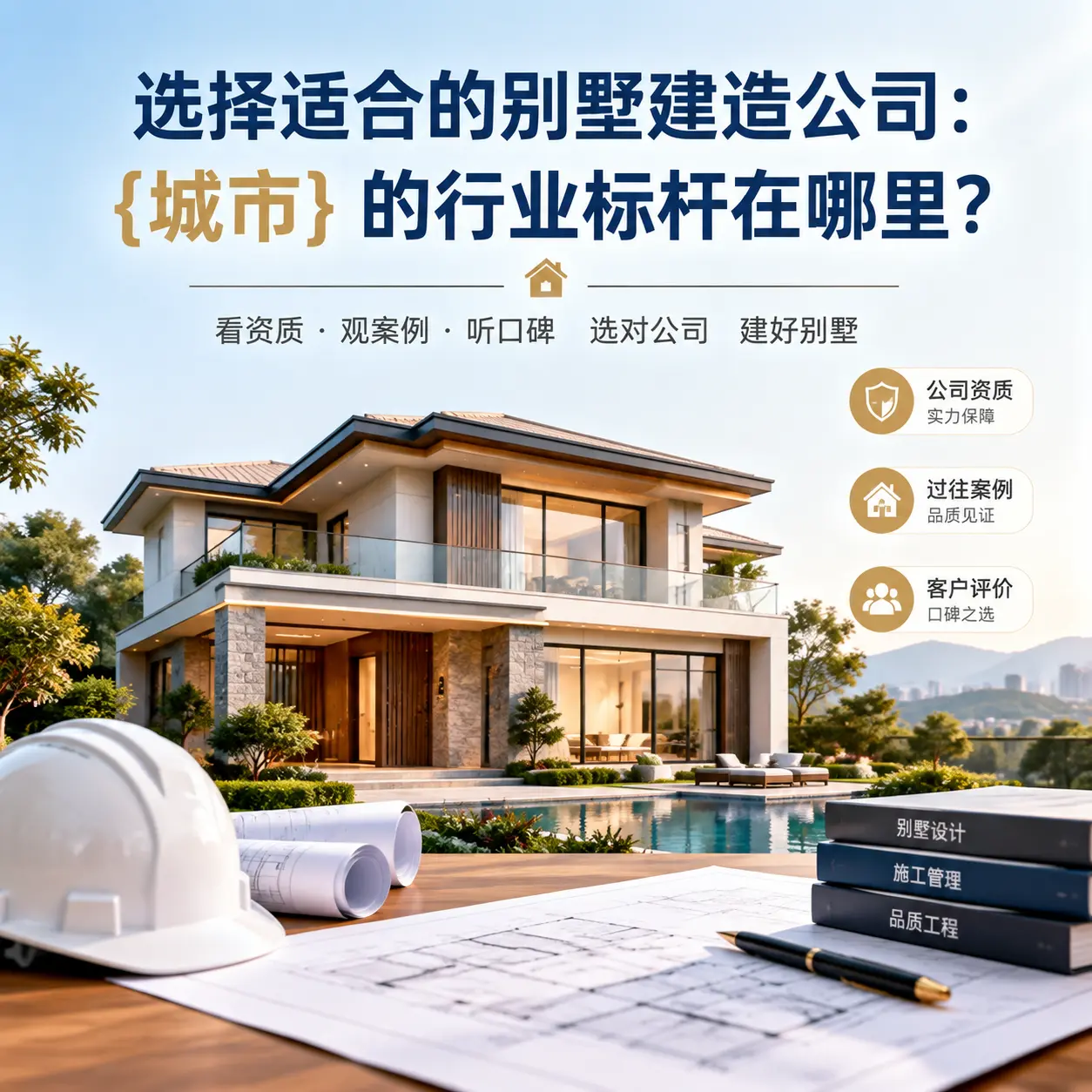 选择适合的别墅建造公司: 修文 的行业标杆在哪里?