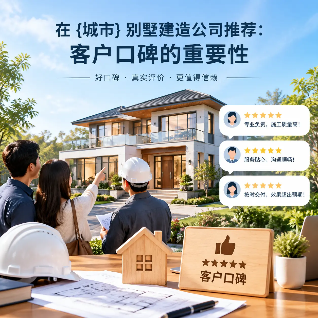在 修文 别墅建造公司推荐:客户口碑的重要性
