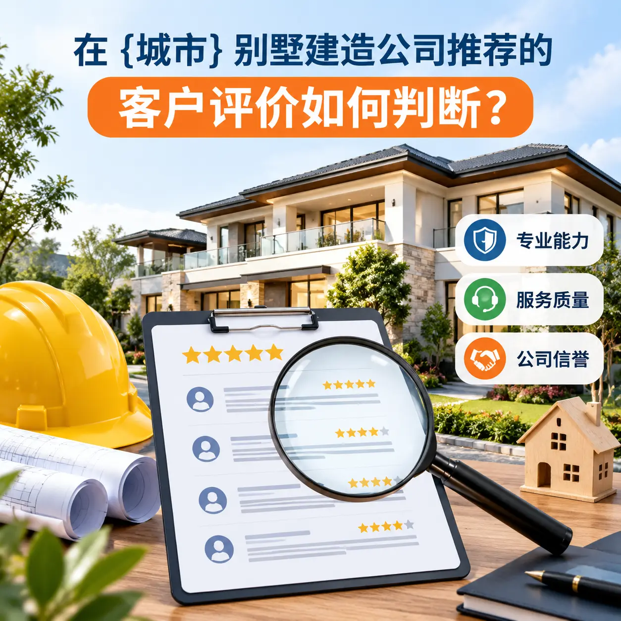 在 修文 别墅建造公司推荐的客户评价如何判断?